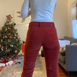 Patagonia women’s corduroy rust colored pants